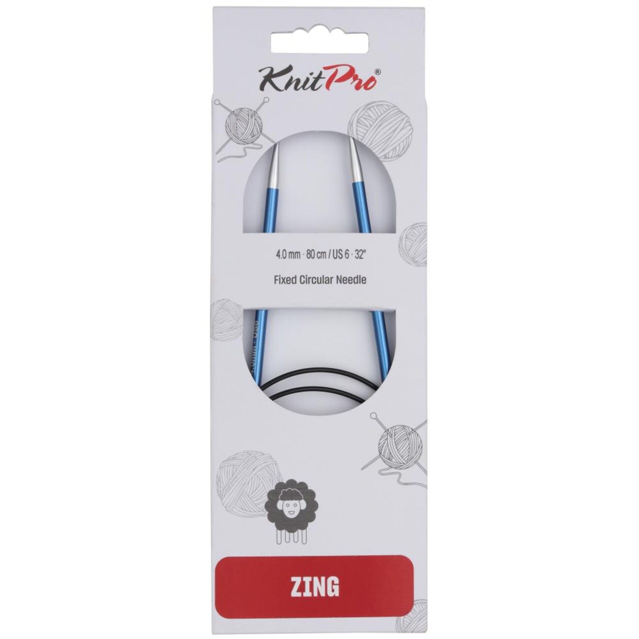 KnitPro Zing 32" Circular Knitting Needles - Sizes US 0 to 17